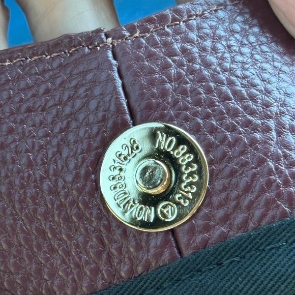 Burgundy Bella LAGGO bag Genuine Leather Hobo - Picture 5 of 5